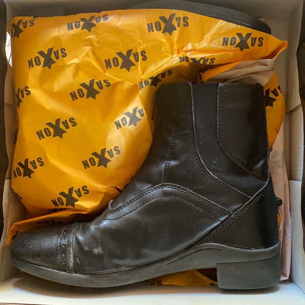 Saxon Smartpak child’s zip paddock boot